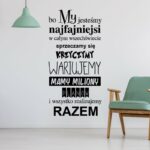 bo MY jesteśmy najfajniejsi w całym wszechświecie sprzeczamy się KRZYCZYMY WARIUJEMY MAMY MILIONY PLANÓW i wszystko realizujemy RAZEM.